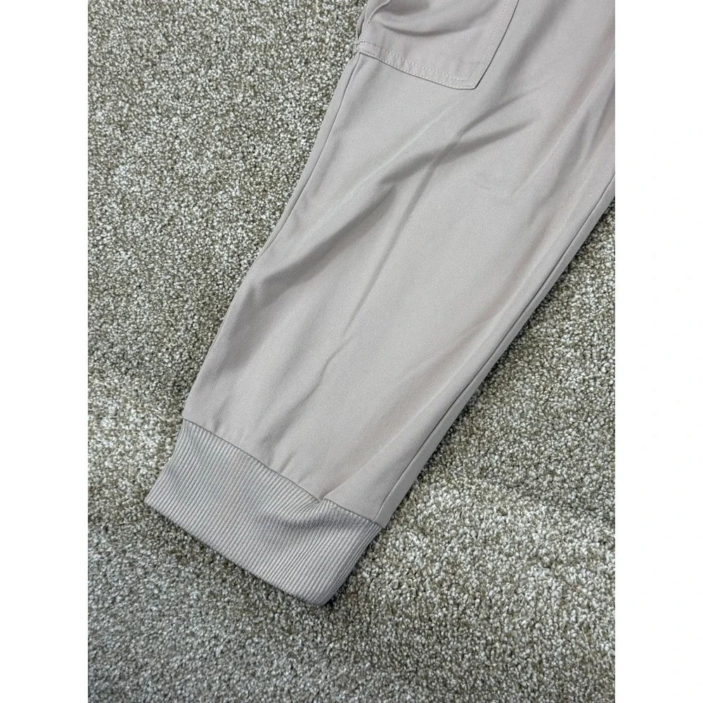 Sincerely Jules Womens Cargo Jogger Pants‎ Tan Beige Large Utility L Athleisure